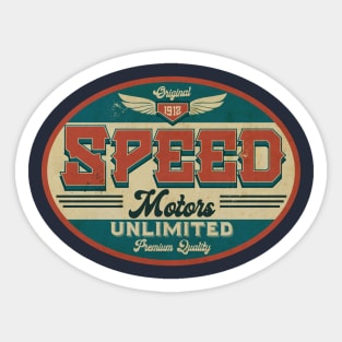 Speed Motor Oil Sticker